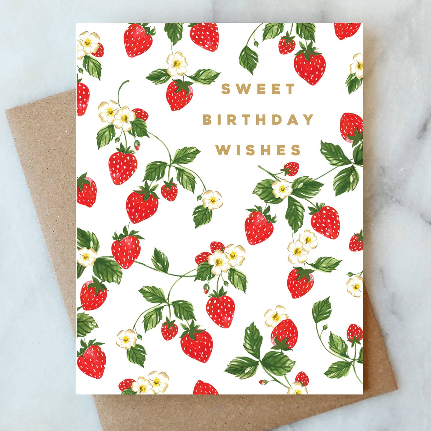 Abigail Jayne Design - Strawberry Birthday Greeting Card