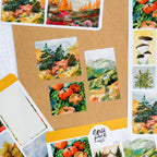 Wild Pencil Studio - Sticker Sheet — Fall Landscapes