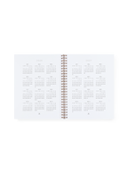 Appointed - 26-27 Weekly Grid Planner: Blossom Pink