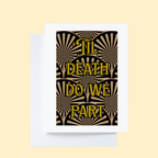 Cryptic Paper Co. - Til Death Do We Part Wedding, Engagement, Anniversary Card