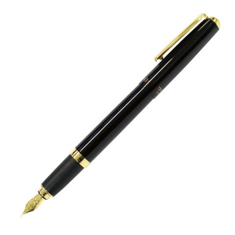 Ohto, Fountain Pen FF01 Thick Barrel Gold Black, Fine