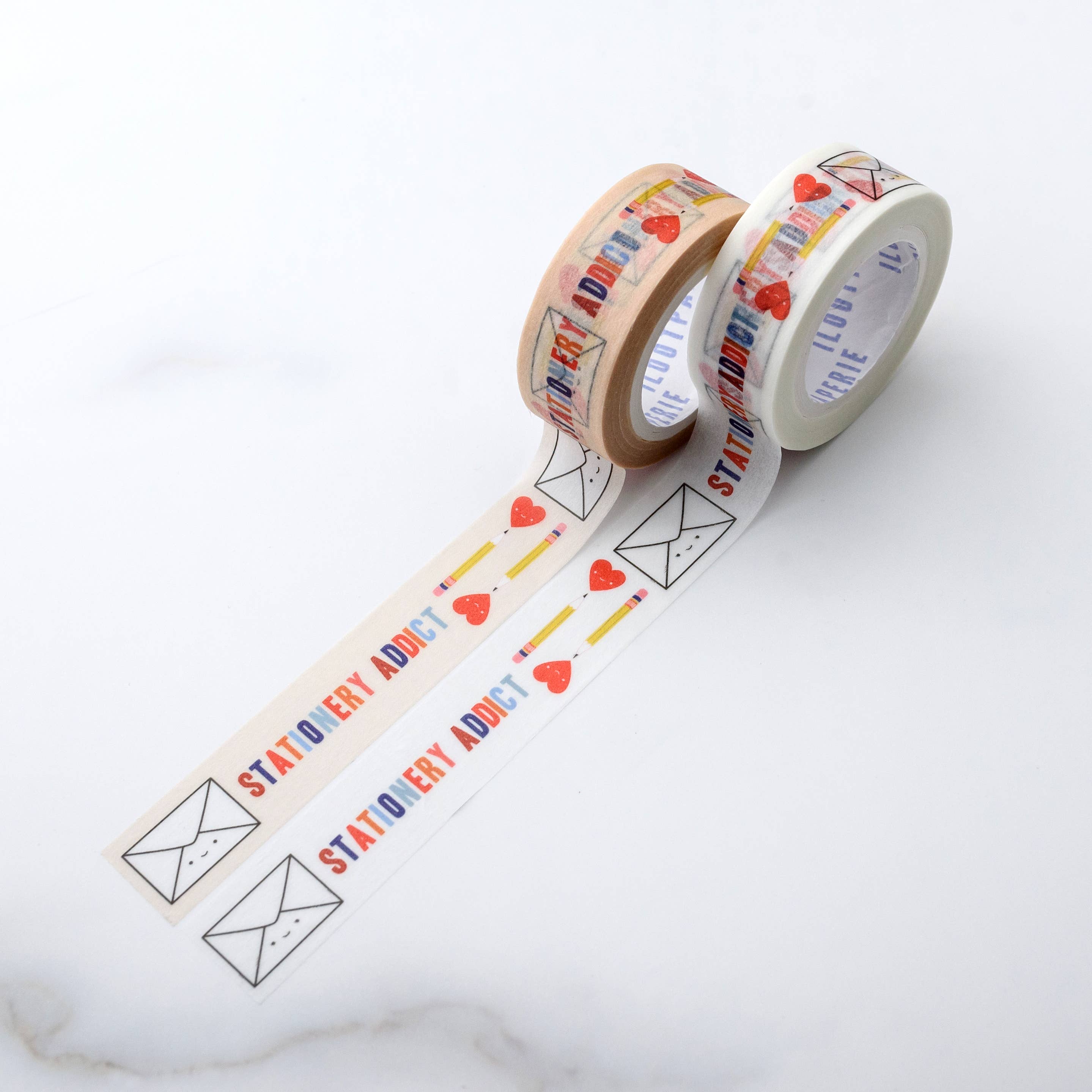 ILOOTPAPERIE - Stationery Addict Washi Tape: White