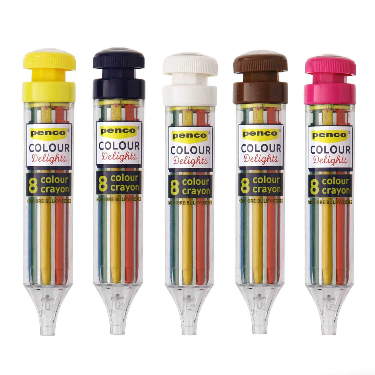 Hightide USA - 8 Color Crayon: Pink