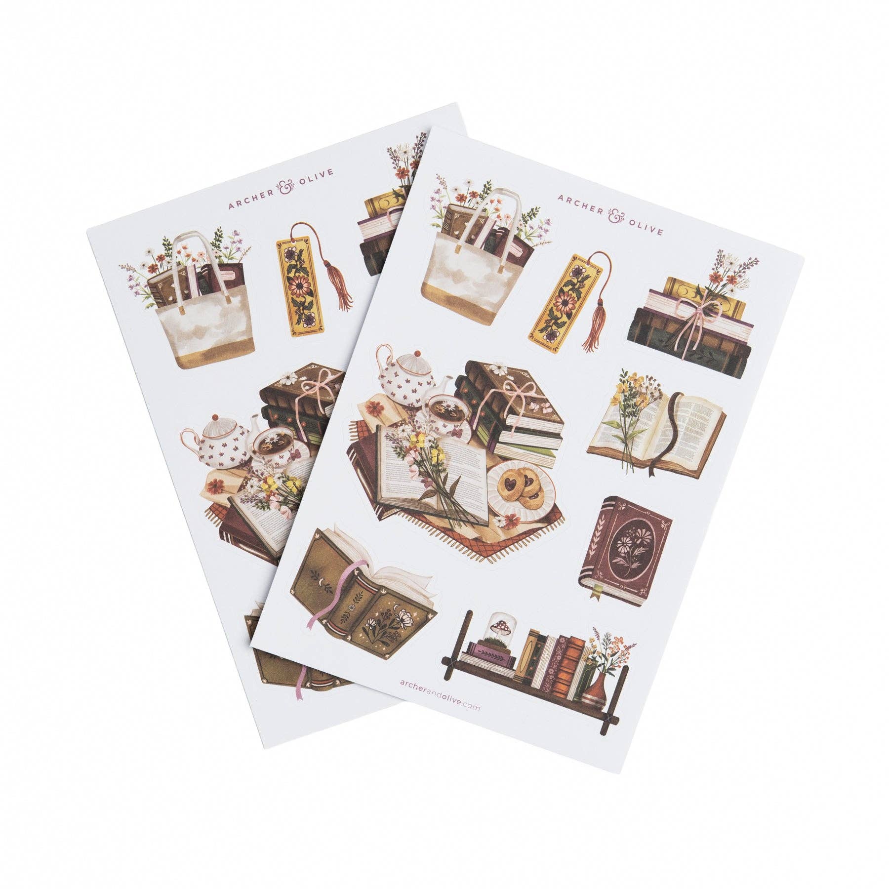 Archer and Olive - Stickers: Bookshelf