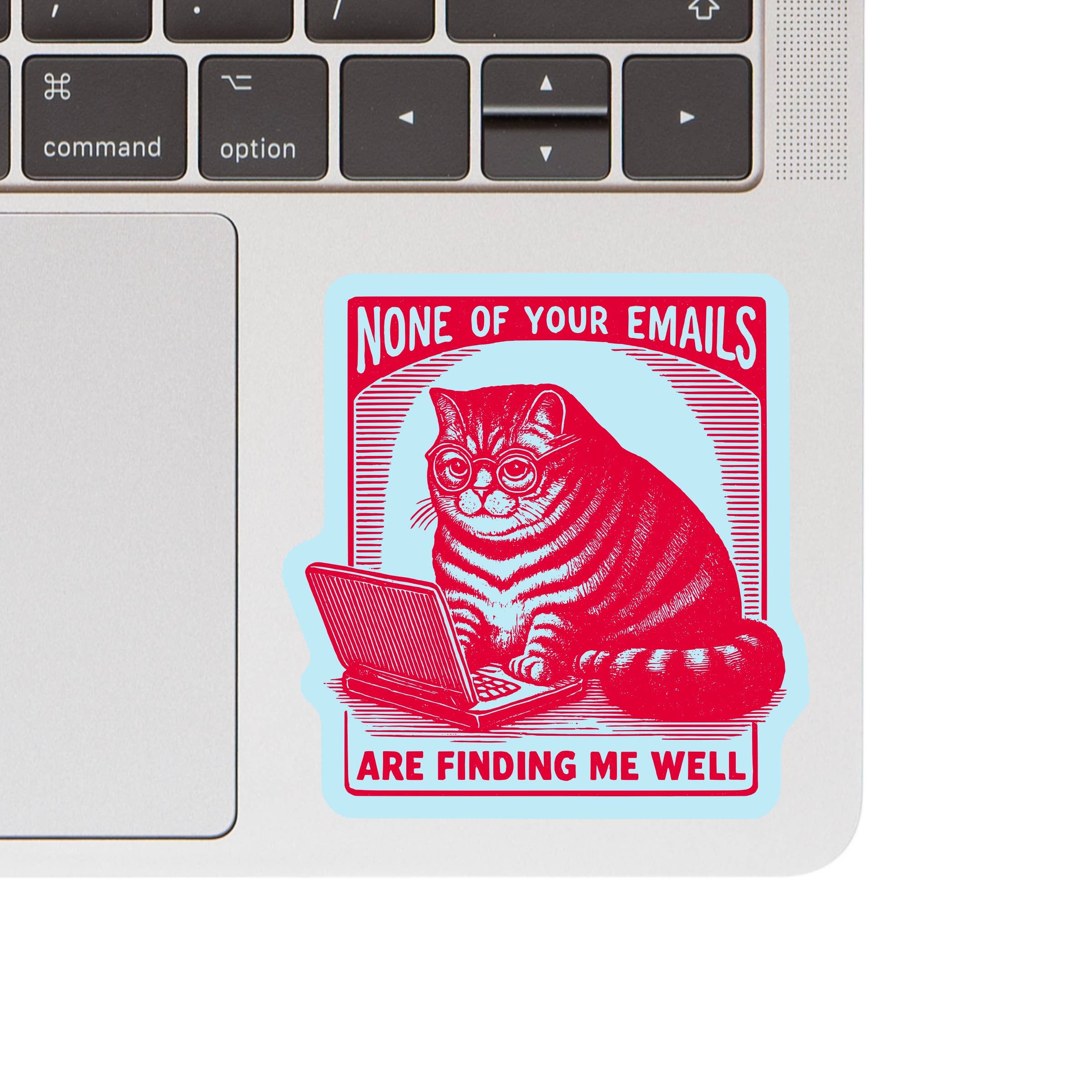 Juju and Moxie - Work Kitty Cat Sarcastic Cute Vinyl Sticker