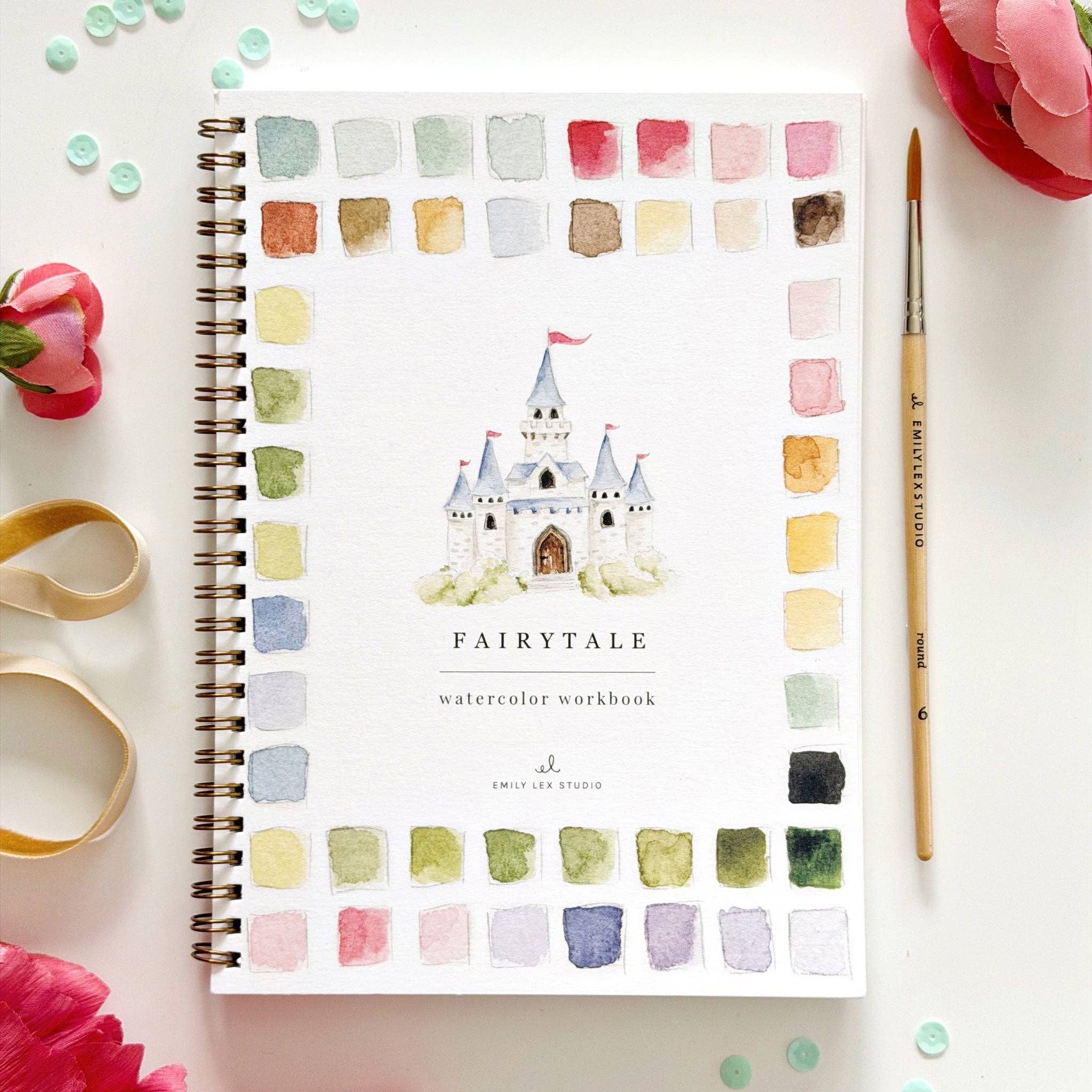 emily lex studio - Fairytale watercolor workbook