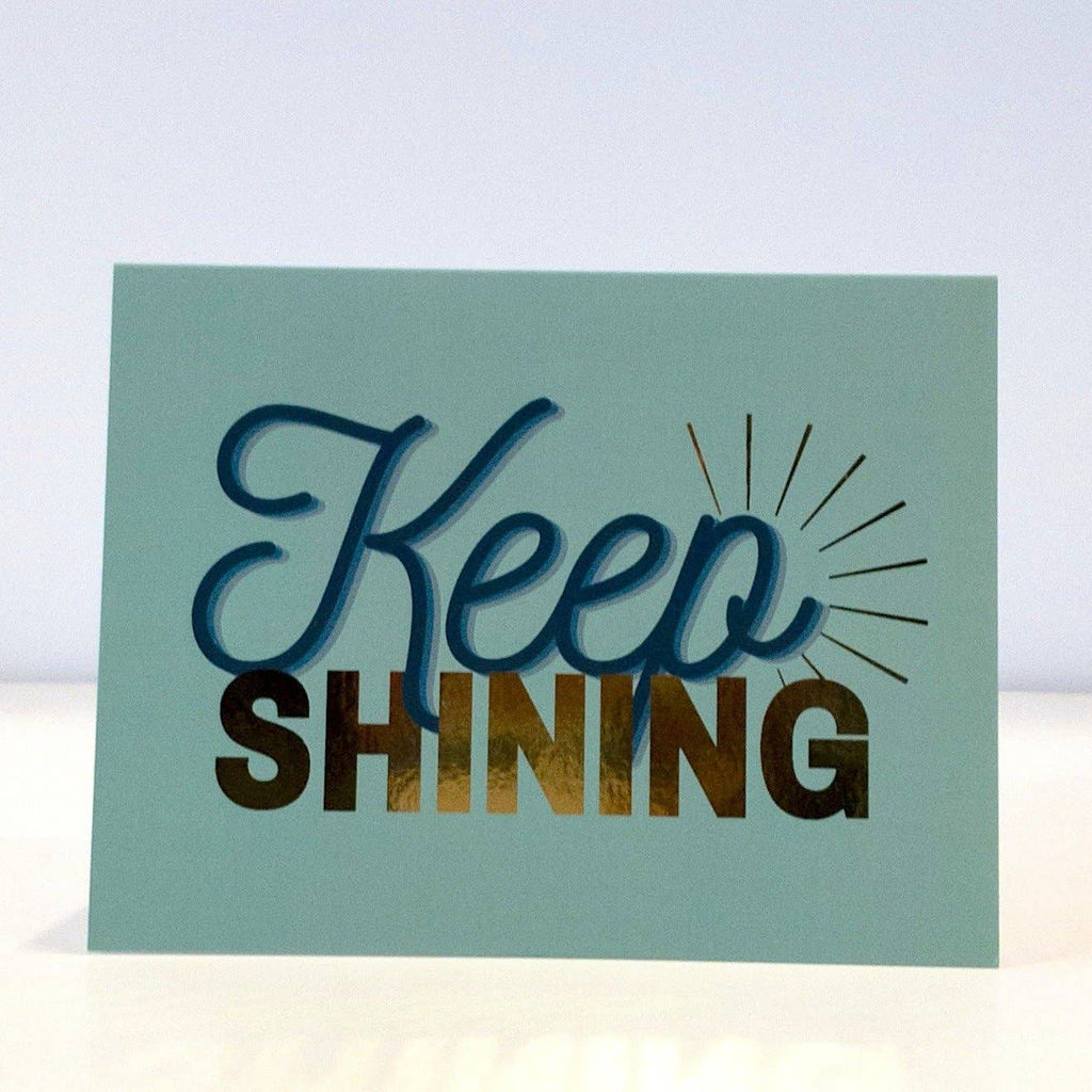 CheerNotes - Keep Shining Quote | Encouragement Card