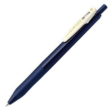 Zebra Sarasa Clip Gel Retractable, Vintage Blue Black, 0.5mm Pen