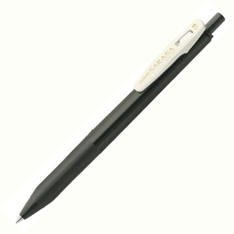 Zebra Sarasa Clip Gel Retractable, Vintage Sepia Black, 0.5mm