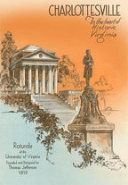 Found Image Press - Postcard VA-416 University of Virginia, Charlotteville