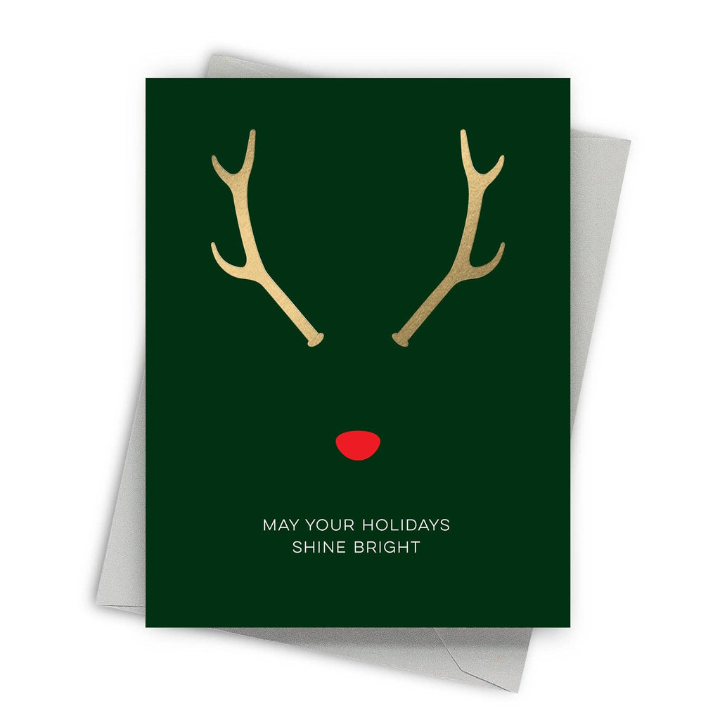 Fine Moments - May Your Holidays Shine Bright – Foil-Pressed Holiday Card