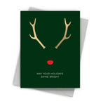 Fine Moments - May Your Holidays Shine Bright – Foil-Pressed Holiday Card