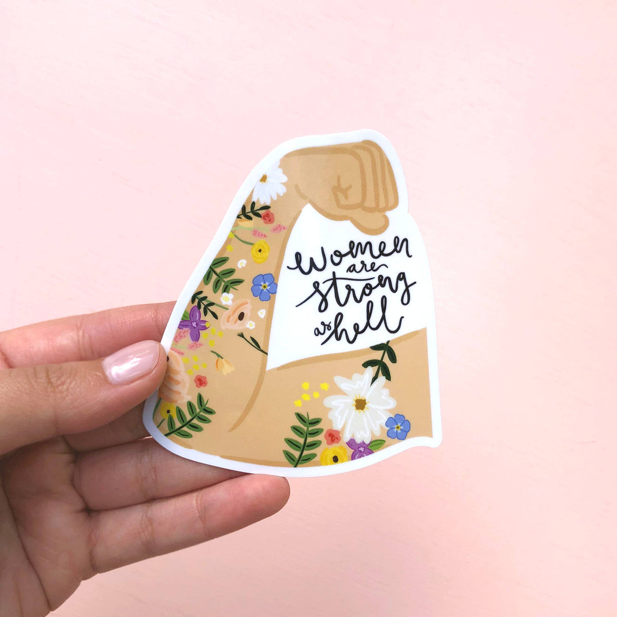 Bloomwolf Studio - Strong as Hell #2 Vinyl Sticker
