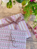 re:mused studio - Le Folk Gift Wrap Sheet - Double Sided