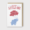 Pike Street Press - Letterpress Baby Greeting Card – Welcome Little One