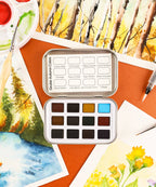 Grabie - Watercolor Pocket Set of 12 - Autumn Colors