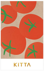 HITOTOKI by KING JIM - KITTA Portable Washi Decorative Tape: -Craft- Vegetables