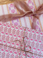 re:mused studio - Le Folk Gift Wrap Sheet - Double Sided