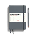 LEUCHTTURM1917 - Notebooks - Medium (A5): Anthracite / Hardcover / Plain