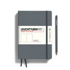LEUCHTTURM1917 - Notebooks - Medium (A5): Anthracite / Hardcover / Plain