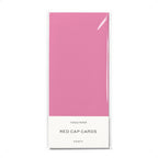 Red Cap Cards - Pink tissue paper