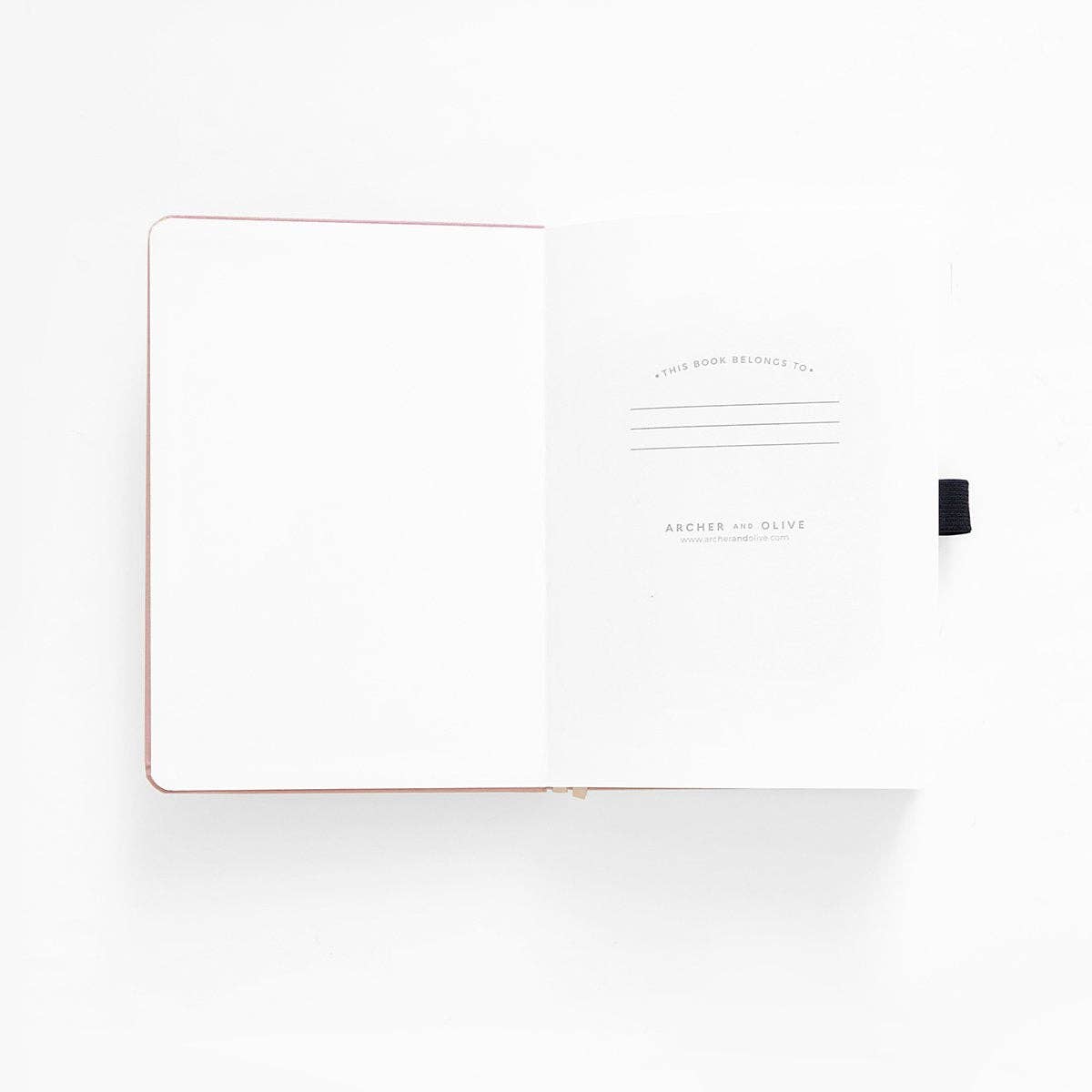 Archer and Olive - Storybook in Plum Notebook: Dot Grid / A5