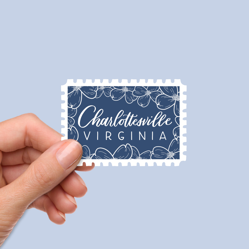 Shop Like You Live Here - Charlottesville VA Stamp Stickers | Charlottesville Virginia