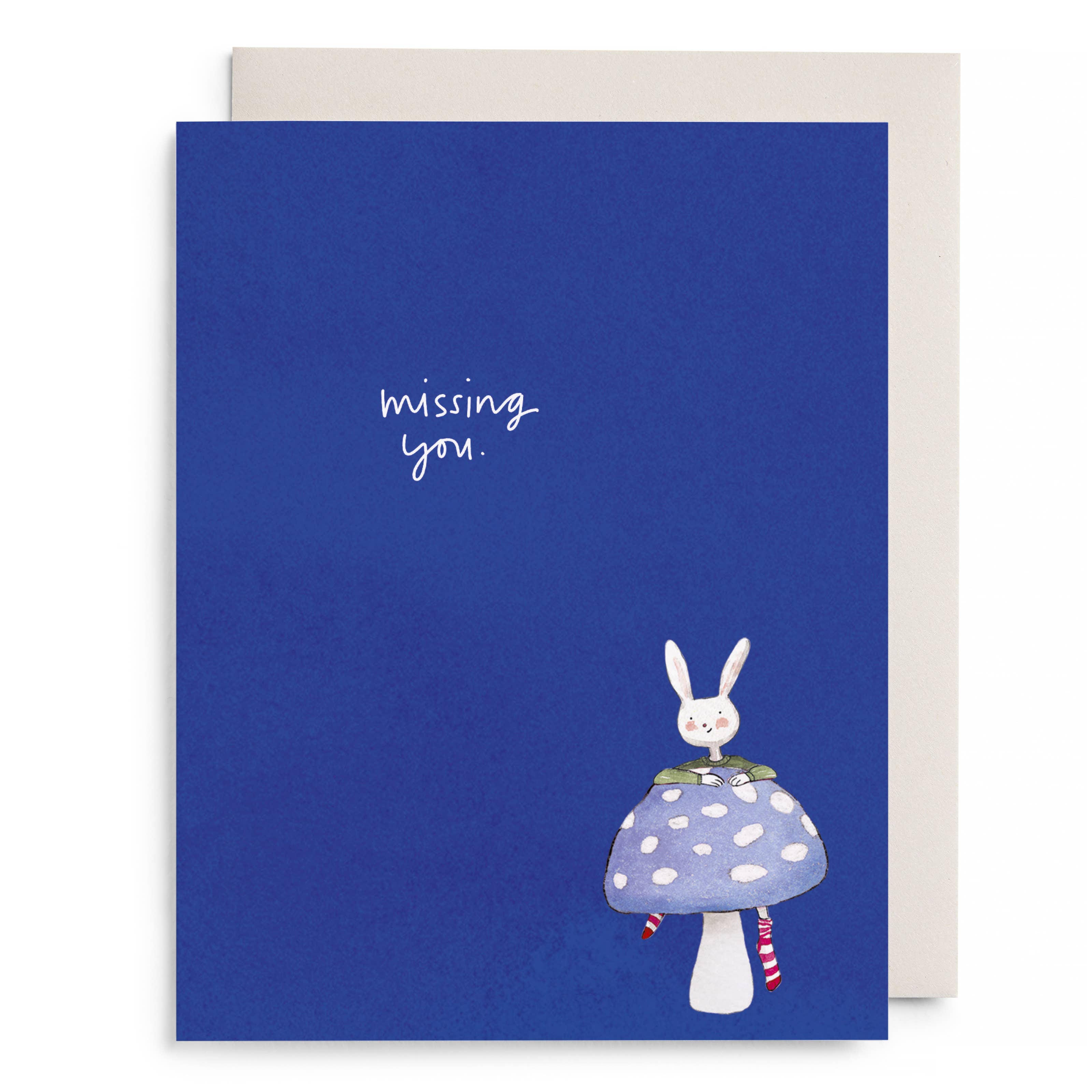 E. Frances Paper - Missing You Mushroom Greeting Card