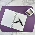 Writing Mat- Italian Repurposed Leather: Congac
