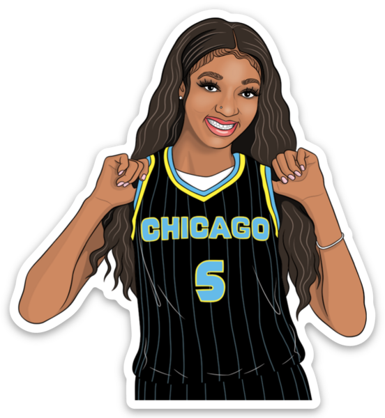 THE FOUND - Angel Reese Die Cut Sticker
