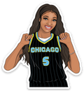 THE FOUND - Angel Reese Die Cut Sticker