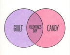 Lady Pilot Letterpress - Venn Valentine Greeting Card