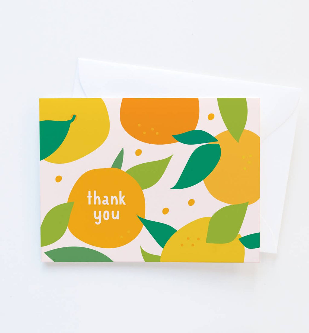 Graphic Anthology Greeting Cards - Citrus Grove thank you | Greeting Card Box Set