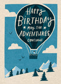 Nelson Line - Adventures Continue - Nelson Line Birthday Card
