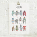 Yeesan Loh - 2026 Calendars: Robots: MON-SUN / Standard/Classic