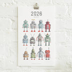 Yeesan Loh - 2026 Calendars: Robots: MON-SUN / Standard/Classic