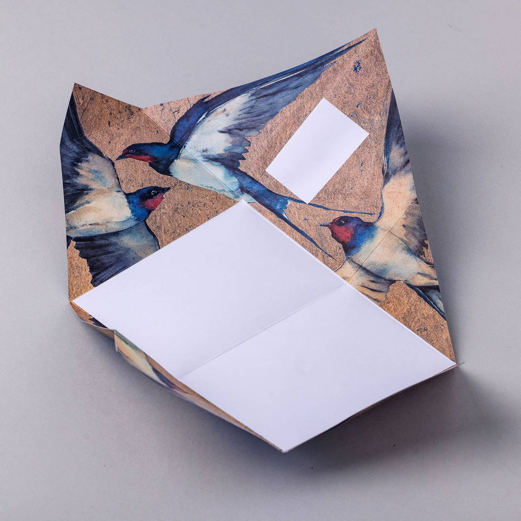pigeonposted - Golden Flight Pigeon, Folding Letter Set – pack of 6