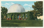 Found Image Press - Postcard SE-30 Observatory, University of Virginia, Charlottesville
