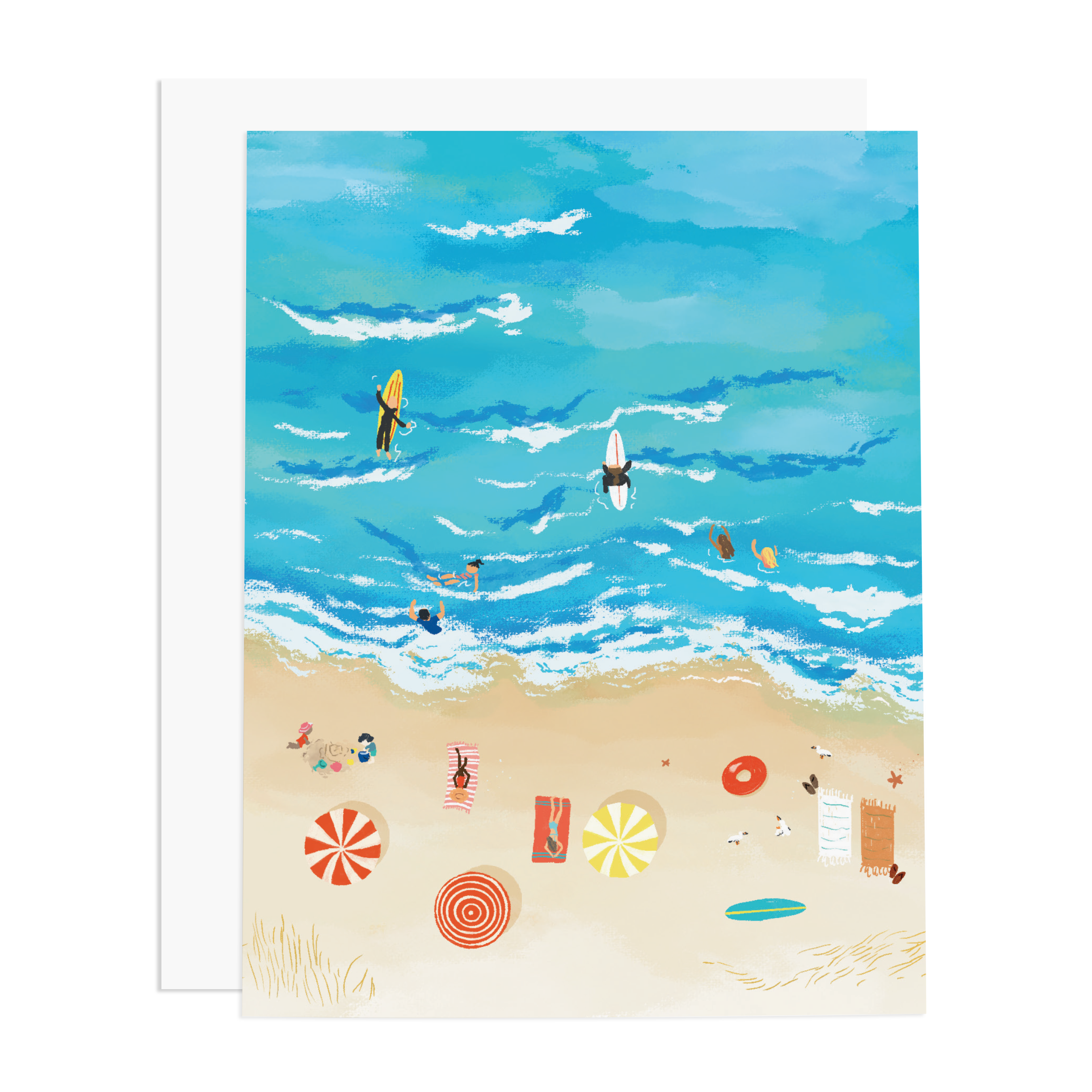 Ramus & Co. - Beach People Greeting Card