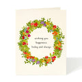 Felix Doolittle - Flower Wreath - Wedding Greeting Cards
