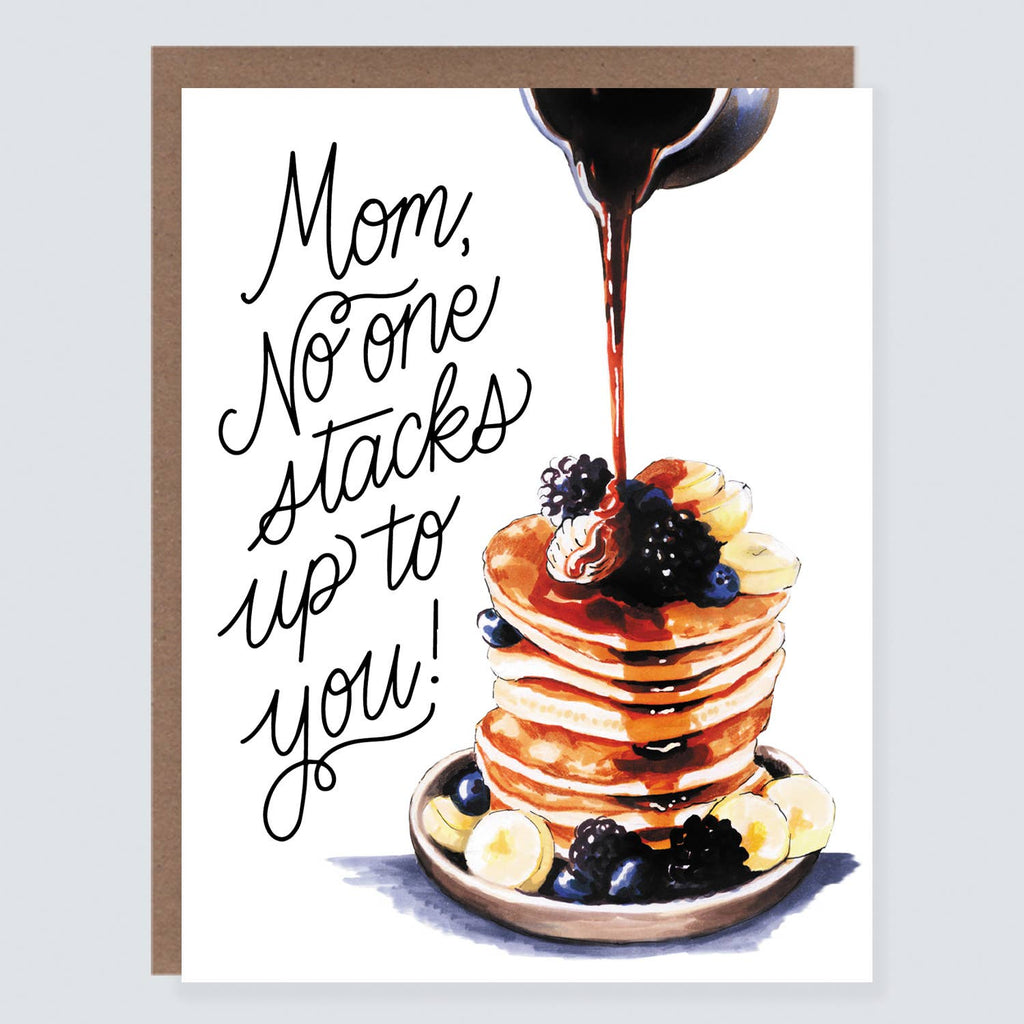 Morgan Swank Studio - Pancake Stacks Punny Mother's Day Card