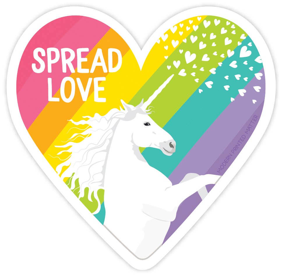 Modern Printed Matter - Spread Love Sticker