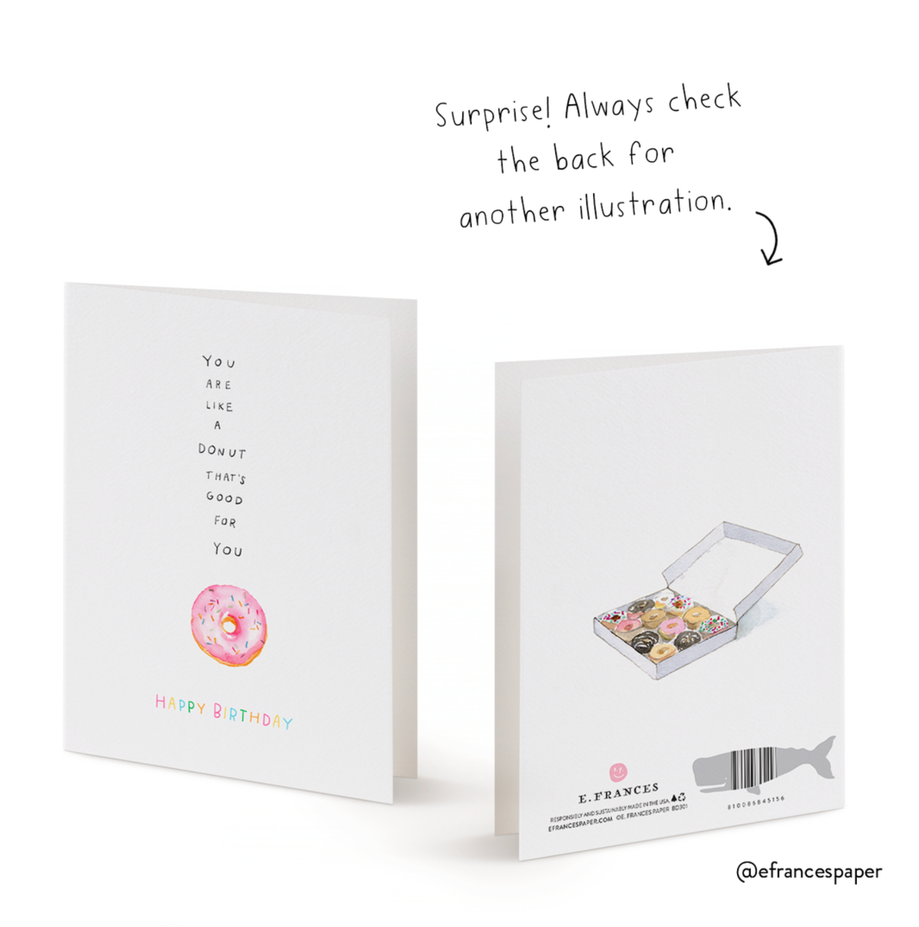 E. Frances Paper - Birthday Warrior | Yoga Birthday Greeting Card