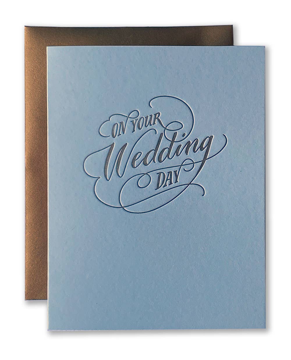 Ladyfingers Letterpress - On Your Wedding Day Letterpress Card