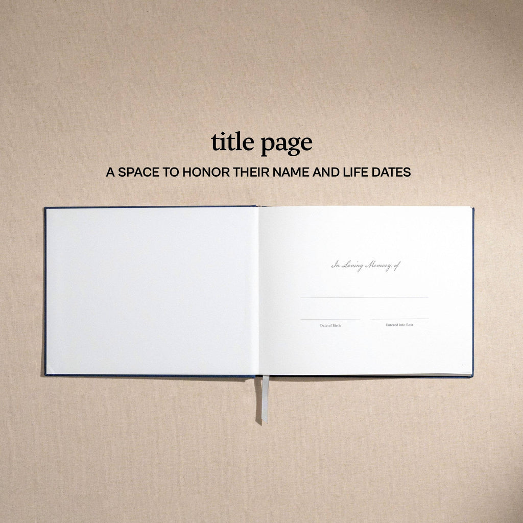 Kunitsa Co - Funeral Guest Book for Memorial Service, in Loving Memory: Sage