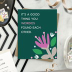 Barone and Co. - Weirdos Wedding Card