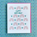 Lucky Bee Press - Happy Birthday Hearts & Rainbows