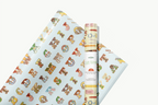 re:mused studio - Back to (Art) School Gift Wrap Sheet - Double Sided
