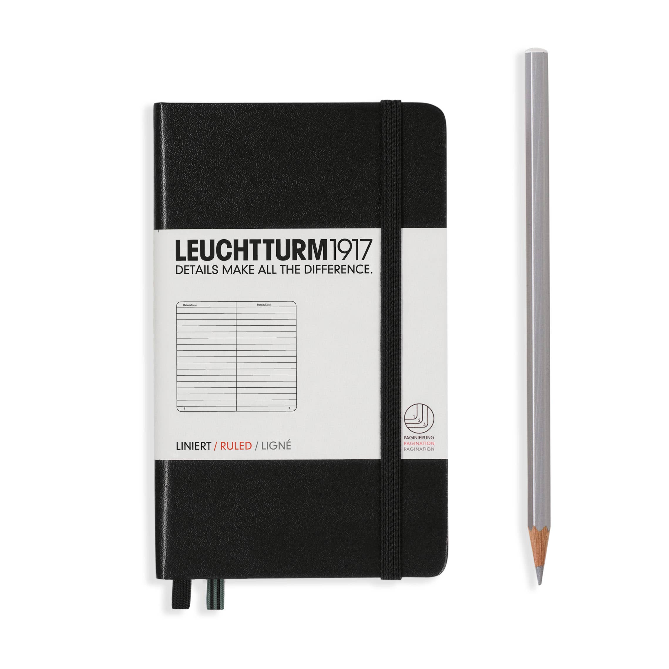 Leuchtturm1917- Notebooks - Pocket (A6): Sage / Hardcover / Ruled