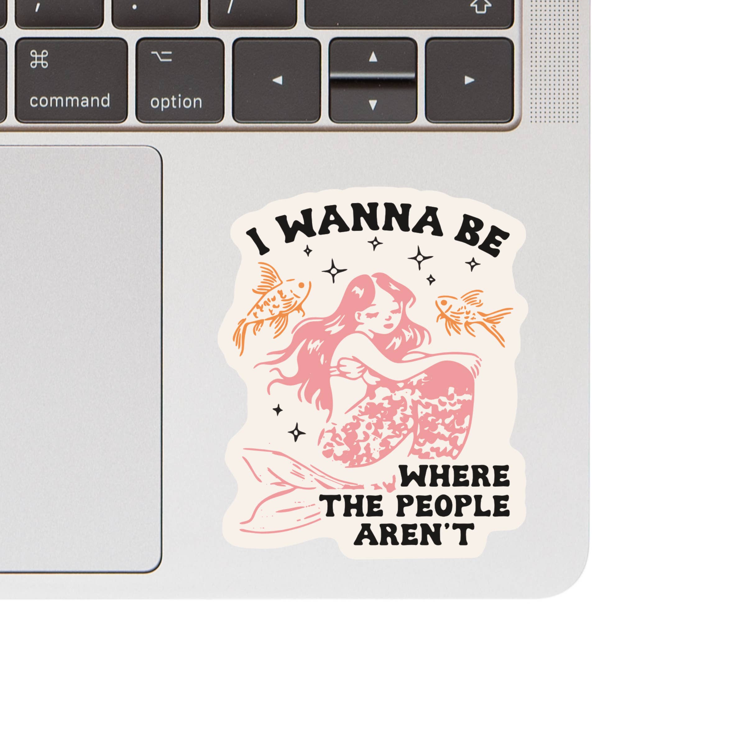 Juju and Moxie - Where the People Aren't High Quality Vinyl Sticker